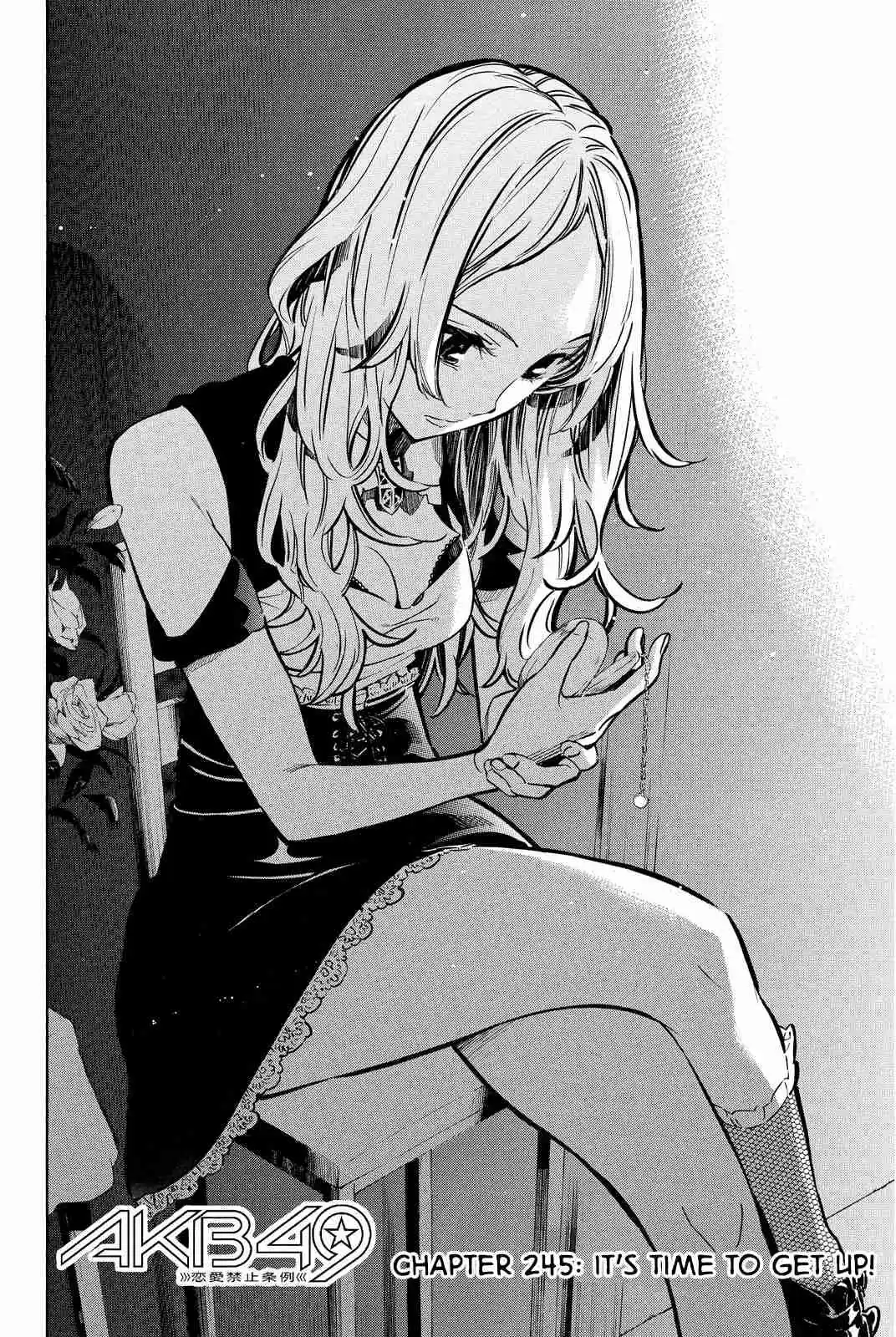 AKB49 Renai Kinshi Jourei Vol. 27 Ch. 243 It's time to get up!