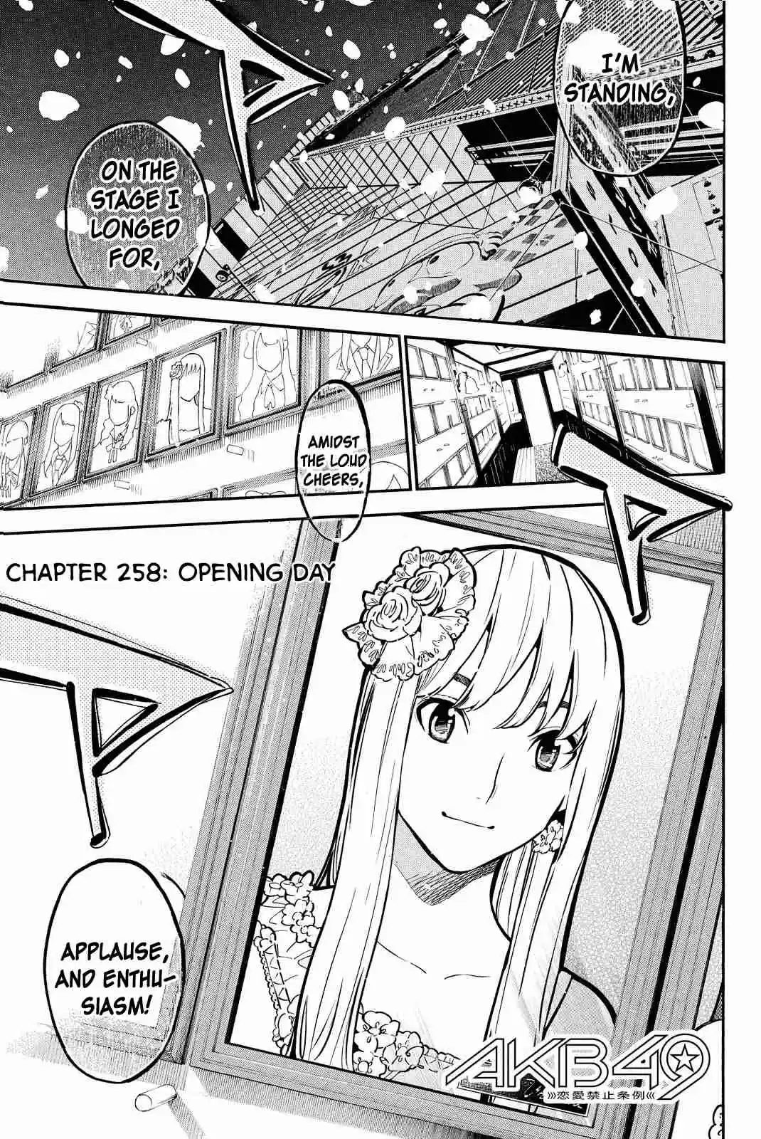 AKB49 Renai Kinshi Jourei Vol. 29 Ch. 258 Opening Day