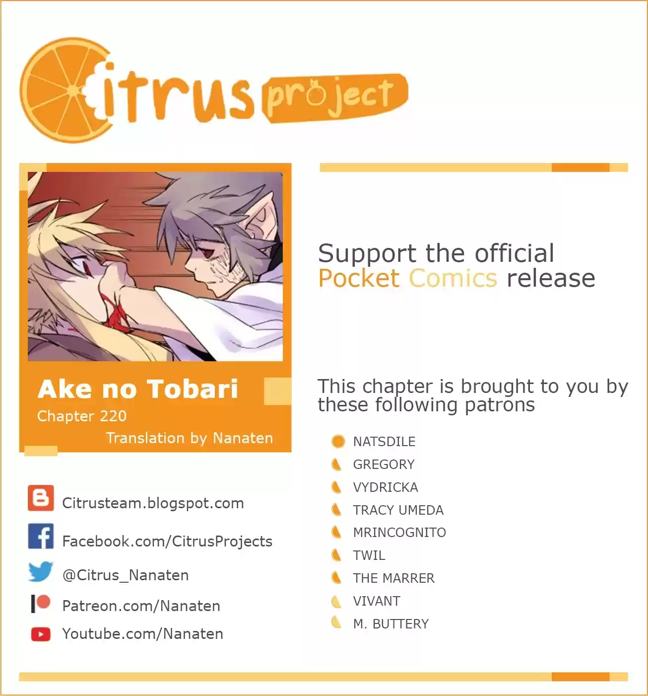 Ake No Tobari Chapter 220