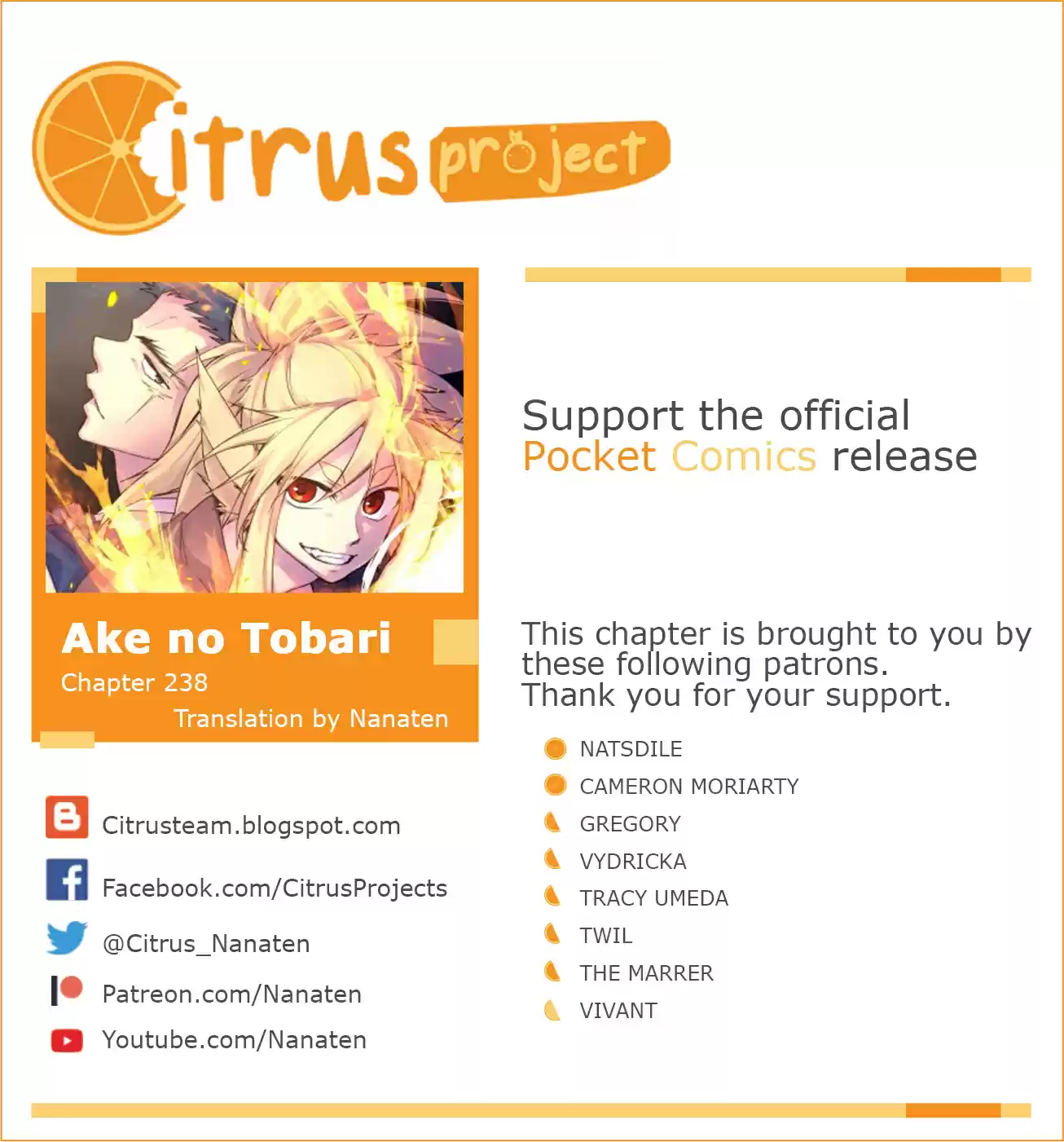Ake No Tobari Chapter 238
