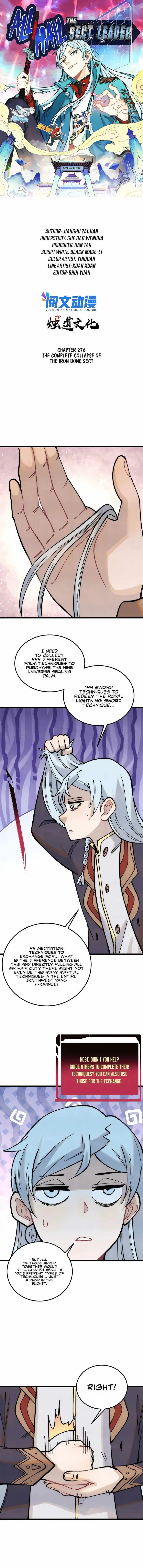 All Hail the Sect Leader Ch.276