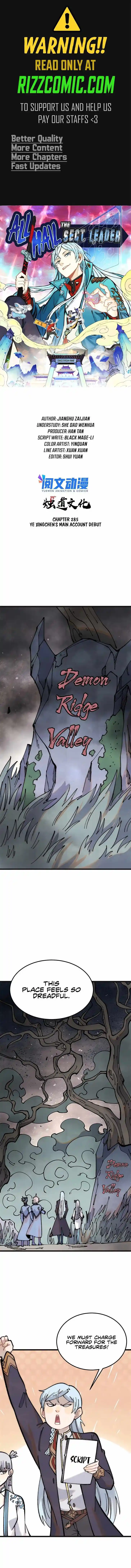 All Hail the Sect Leader Ch.285