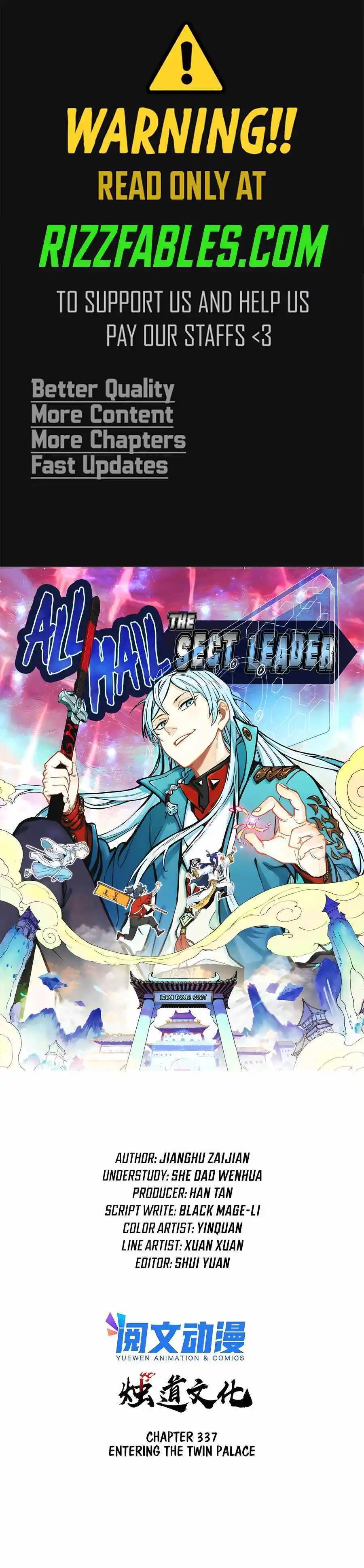 All Hail The Sect Leader Chapter 337