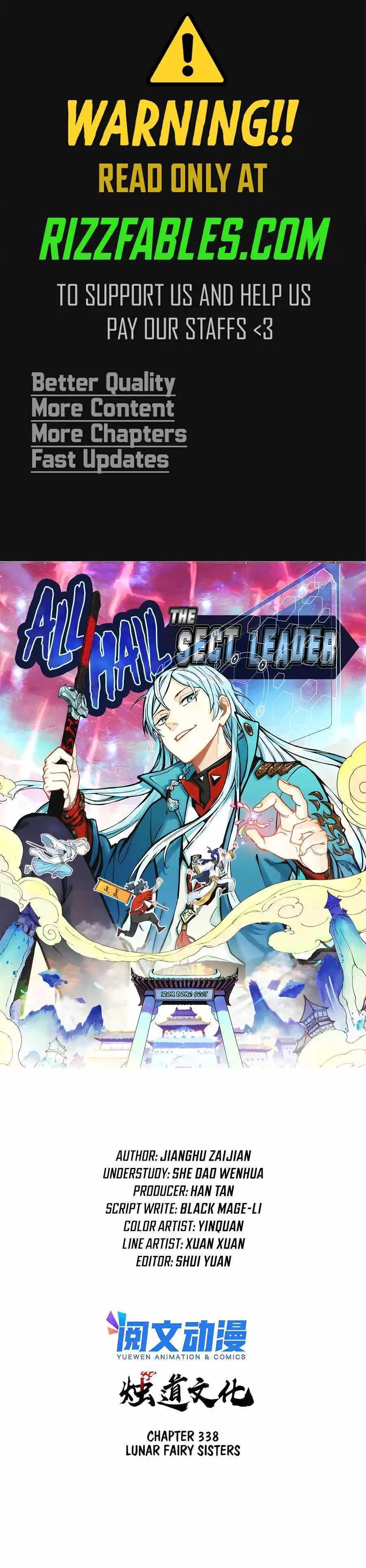 All Hail The Sect Leader Chapter 338