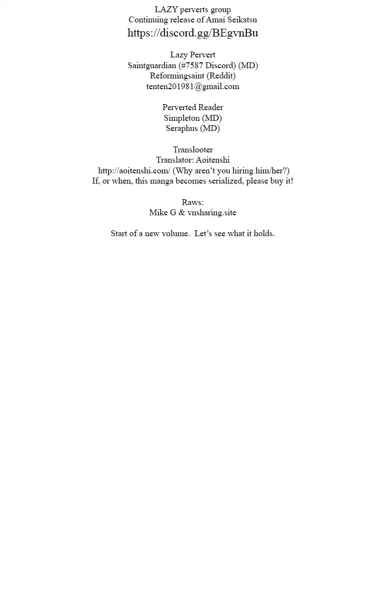 Amai Seikatsu 157 Uncontrollable