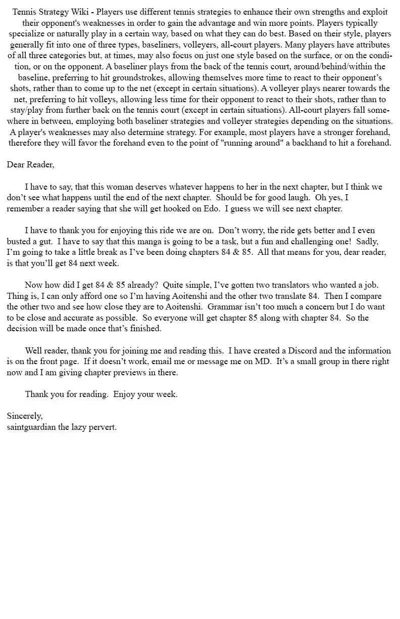 Amai Seikatsu Vol. 9 Ch. 83 Climax on the Court