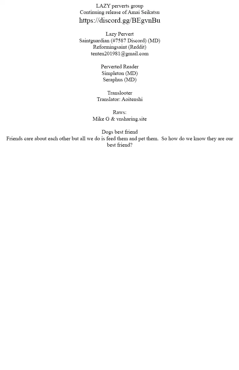 Amai Seikatsu Vol.18 Chapter 199