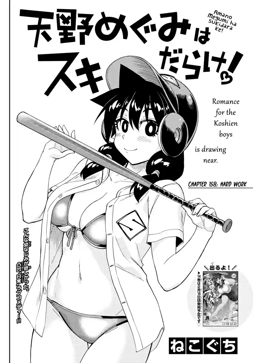 Amano Megumi wa Suki Darake! Ch. 158 Hard Work