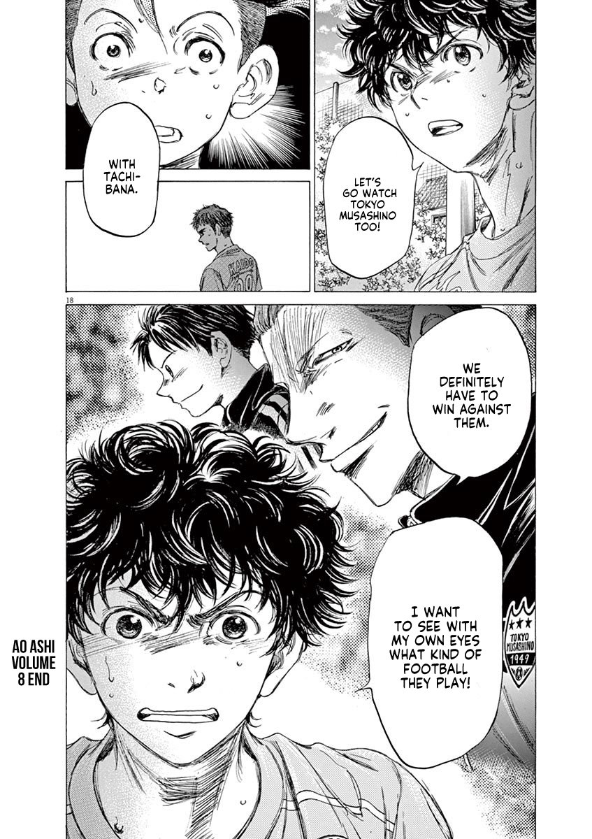 Ao Ashi Vol. 8 Ch. 83 Dejected Face