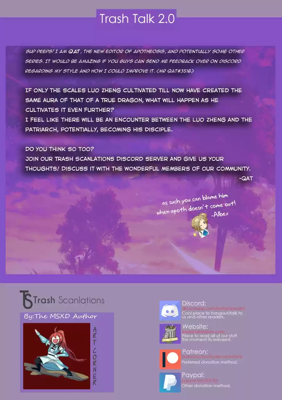 Apotheosis Ch. 69 Dragon’s Roar