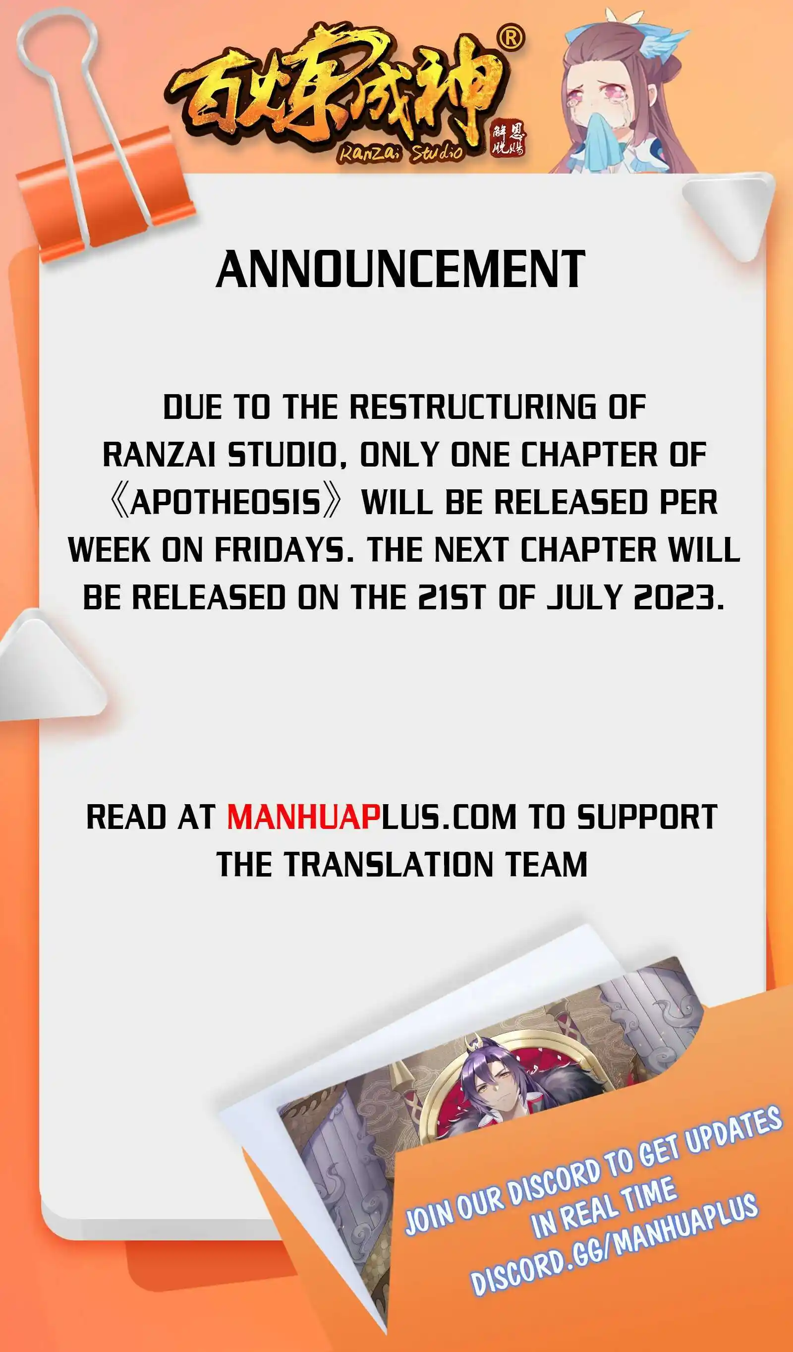 Apotheosis Chapter 1108.5