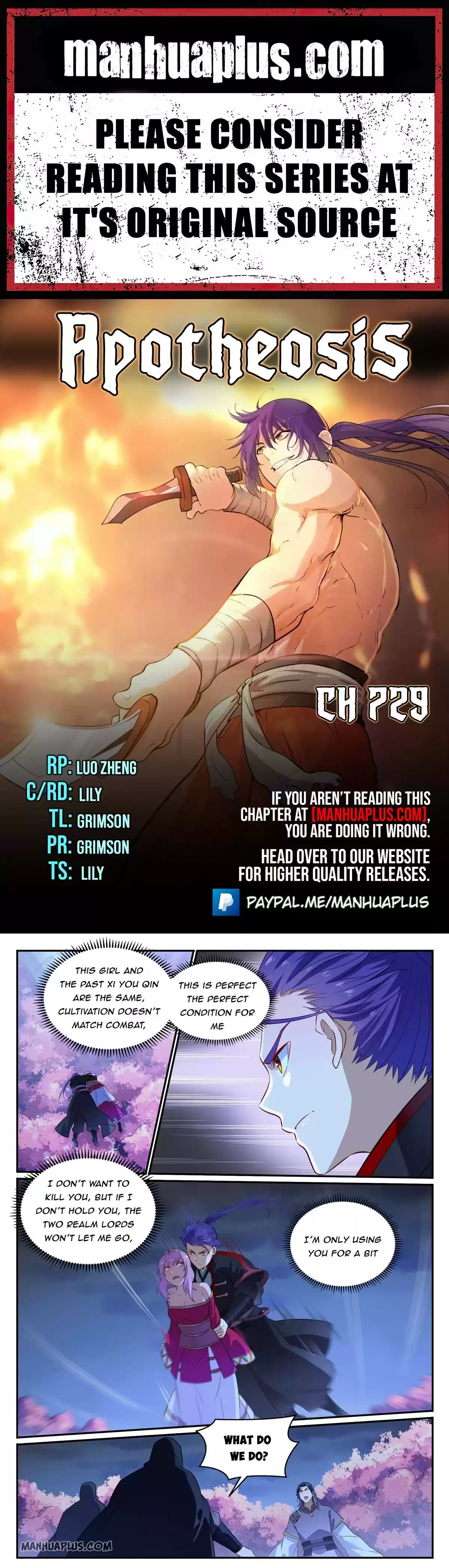 Apotheosis Chapter 729