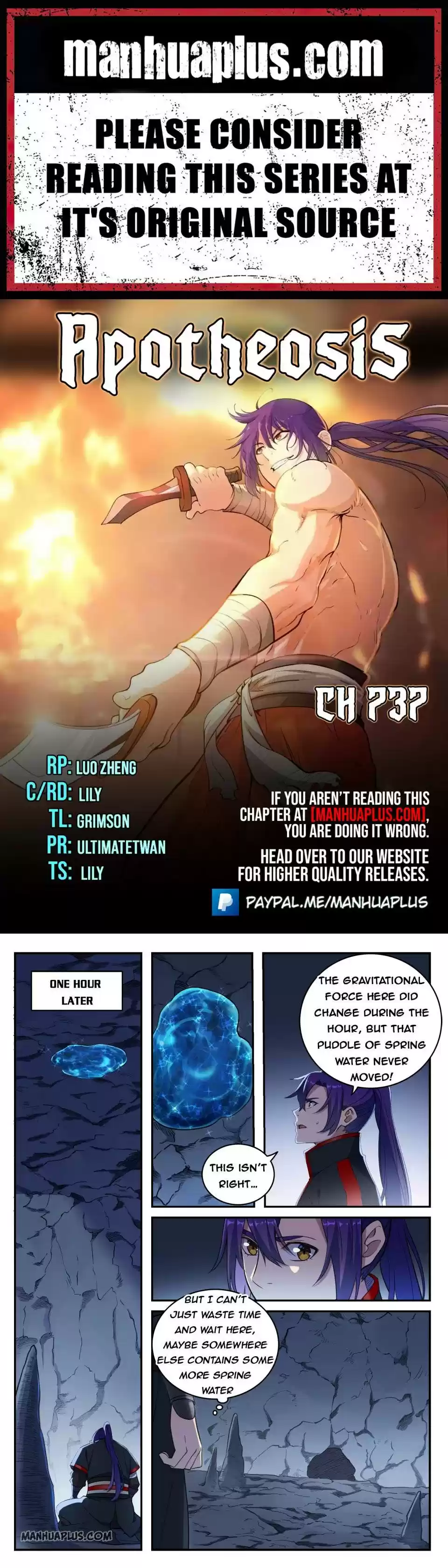 Apotheosis Chapter 737