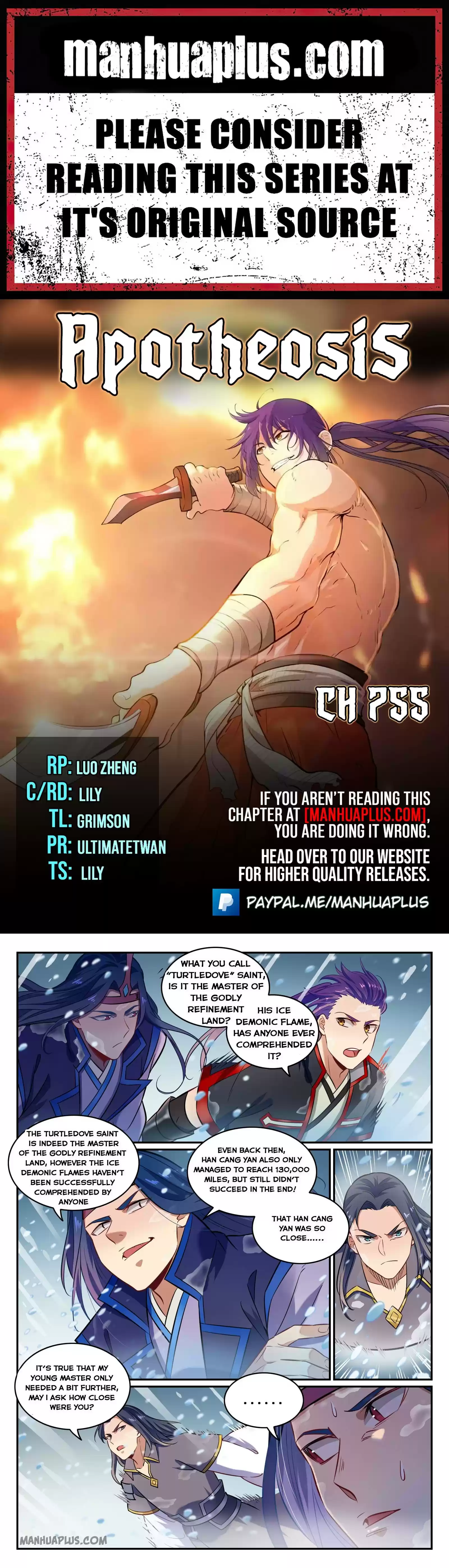 Apotheosis Chapter 755