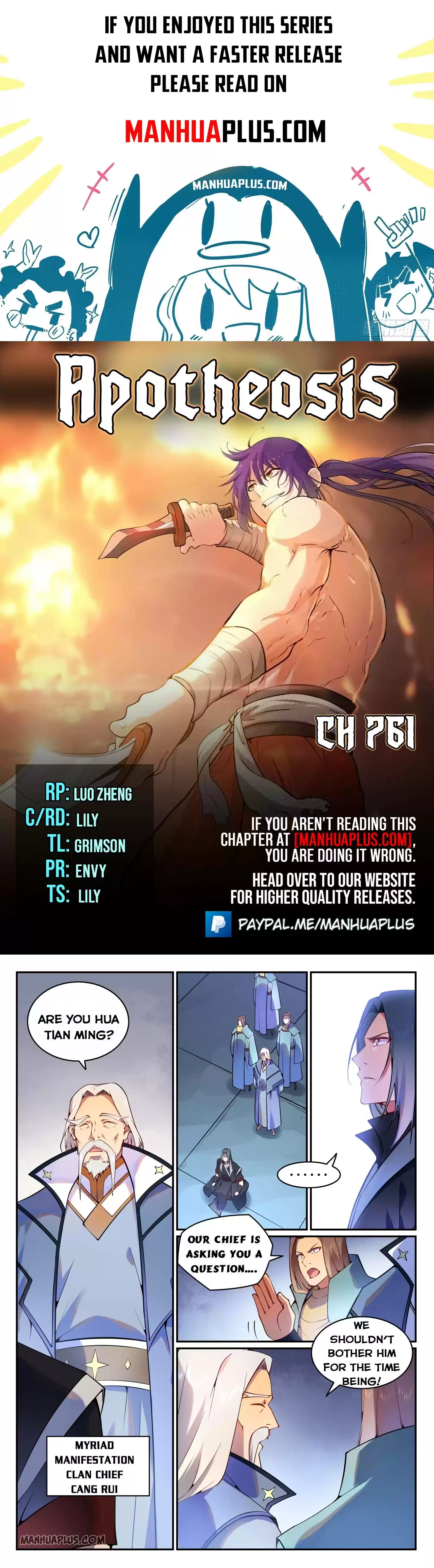 Apotheosis Chapter 761