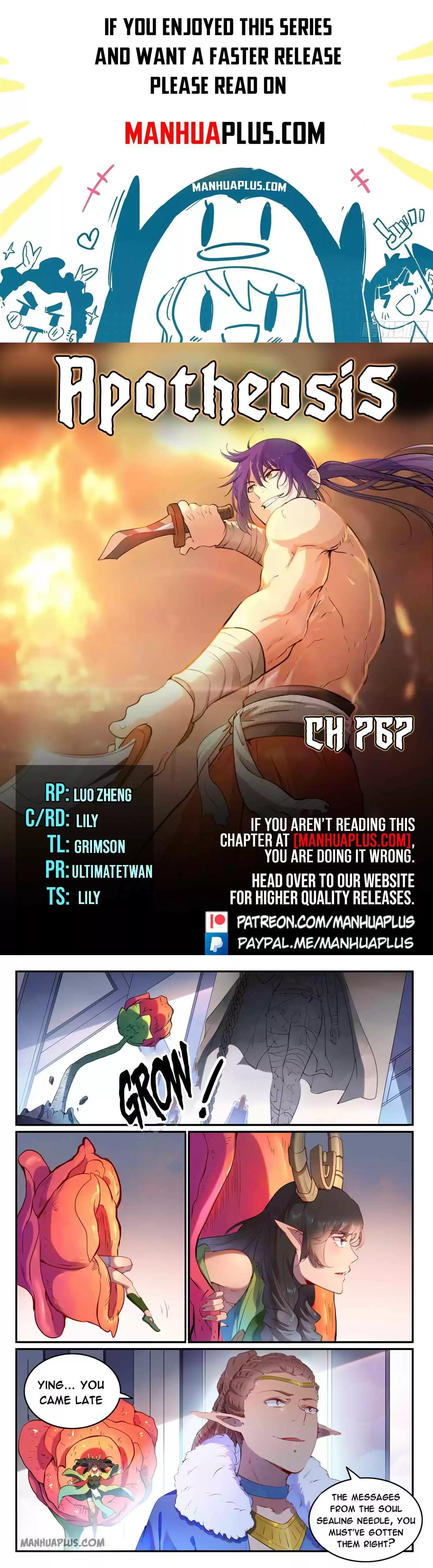 Apotheosis Chapter 767