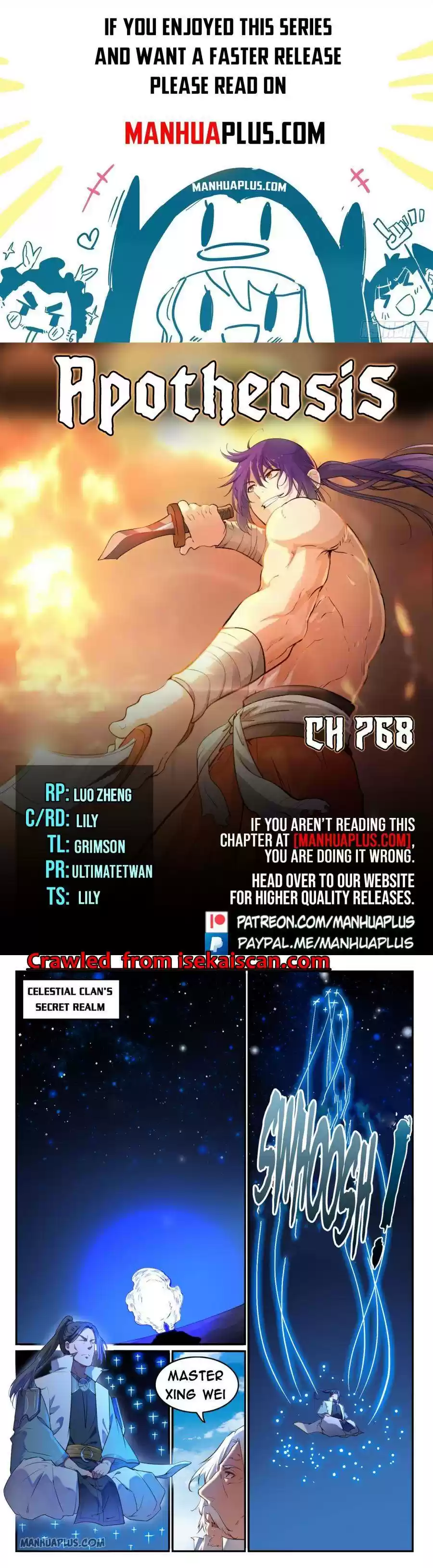 Apotheosis Chapter 768