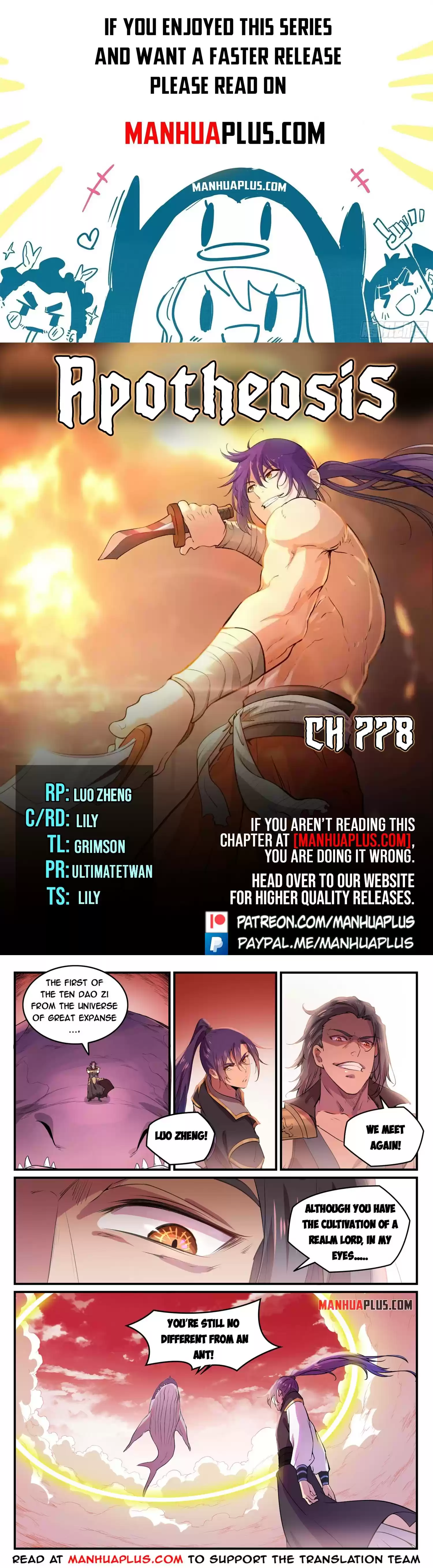 Apotheosis Chapter 778