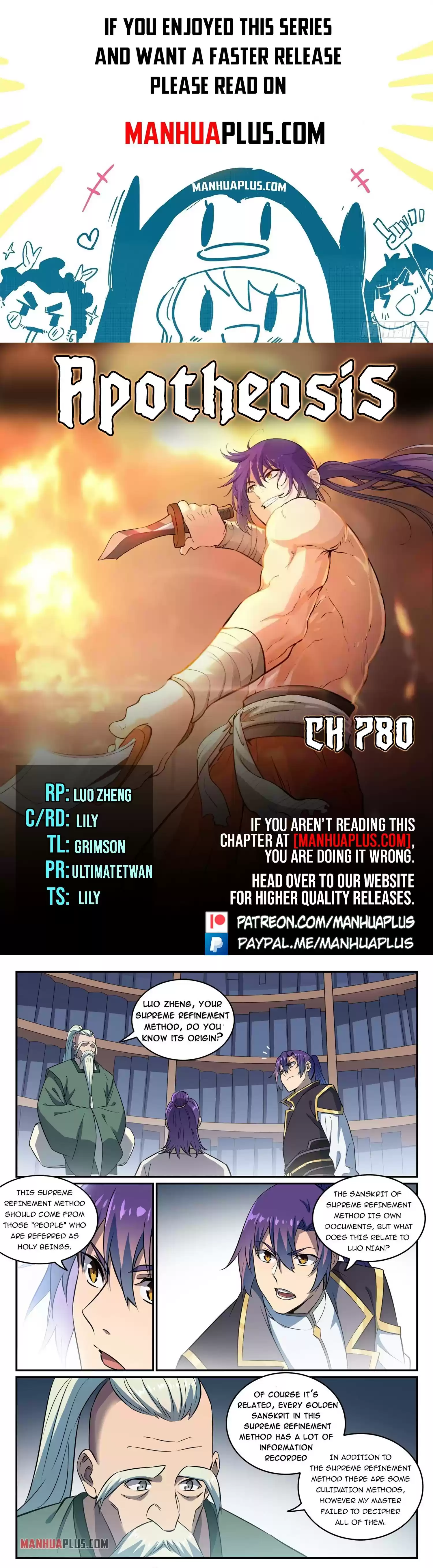 Apotheosis Chapter 780