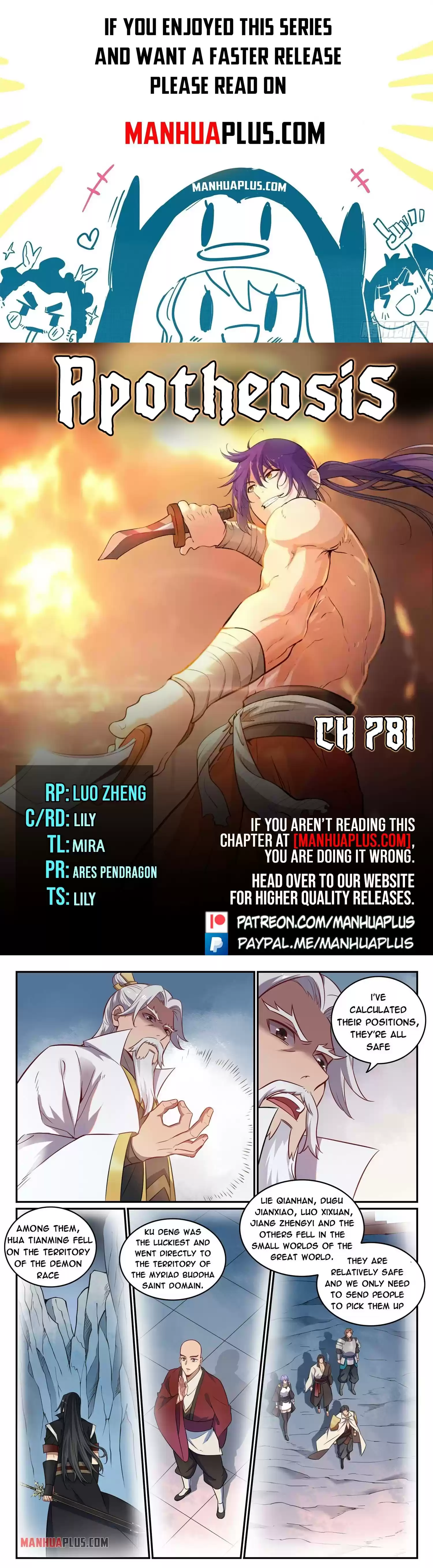 Apotheosis Chapter 781