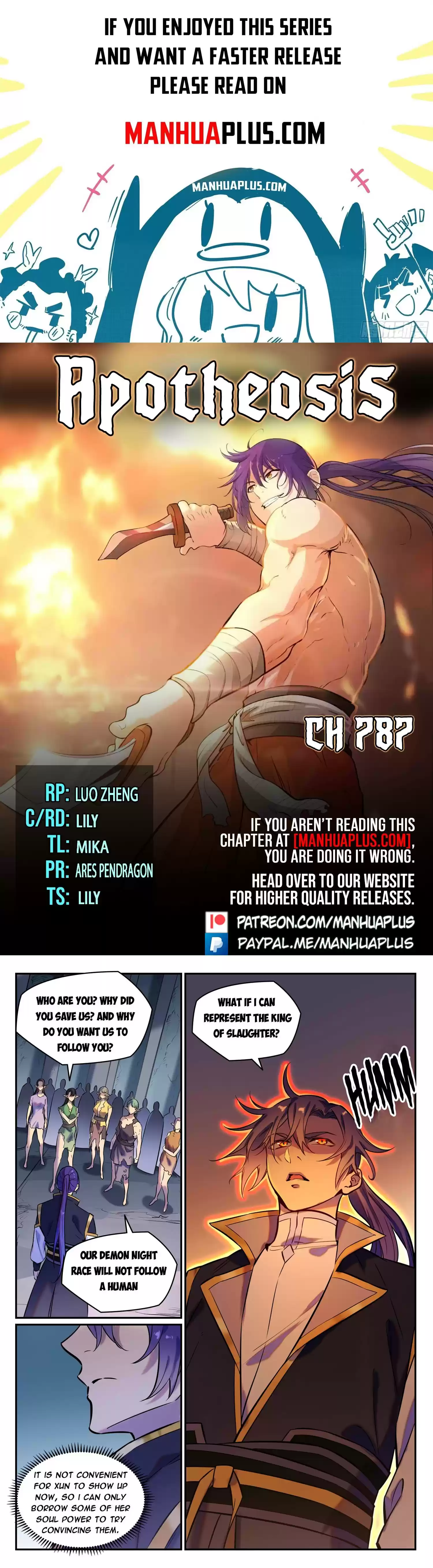 Apotheosis Chapter 787