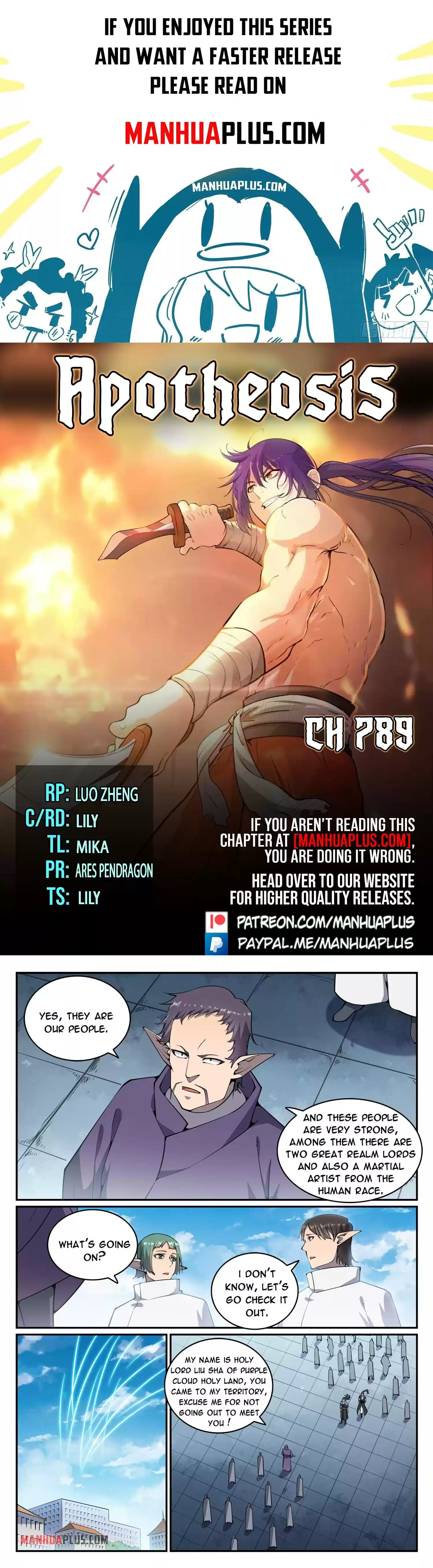 Apotheosis Chapter 789