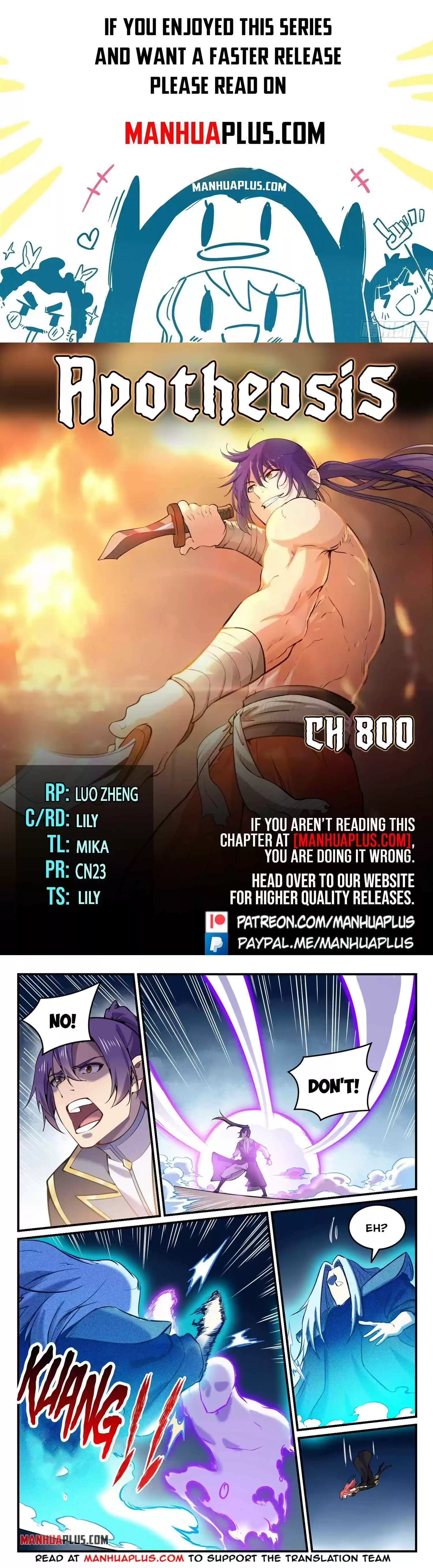 Apotheosis Chapter 800