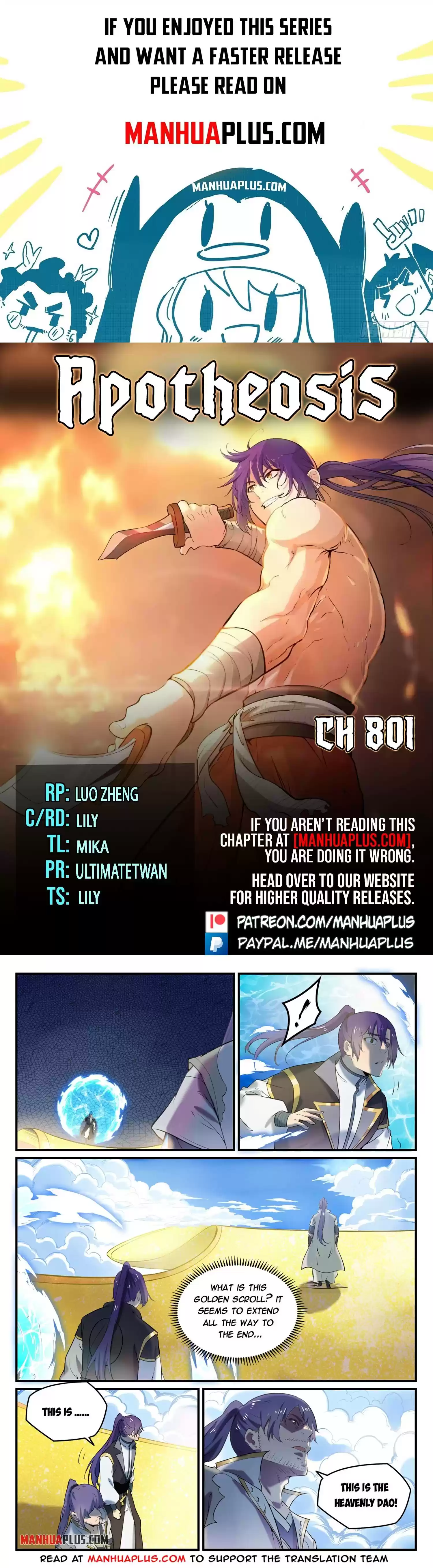 Apotheosis Chapter 801