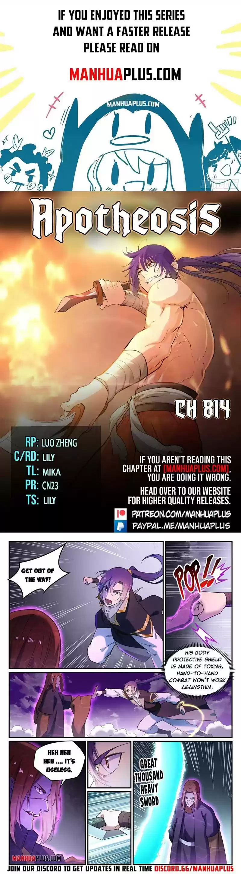 Apotheosis Chapter 814