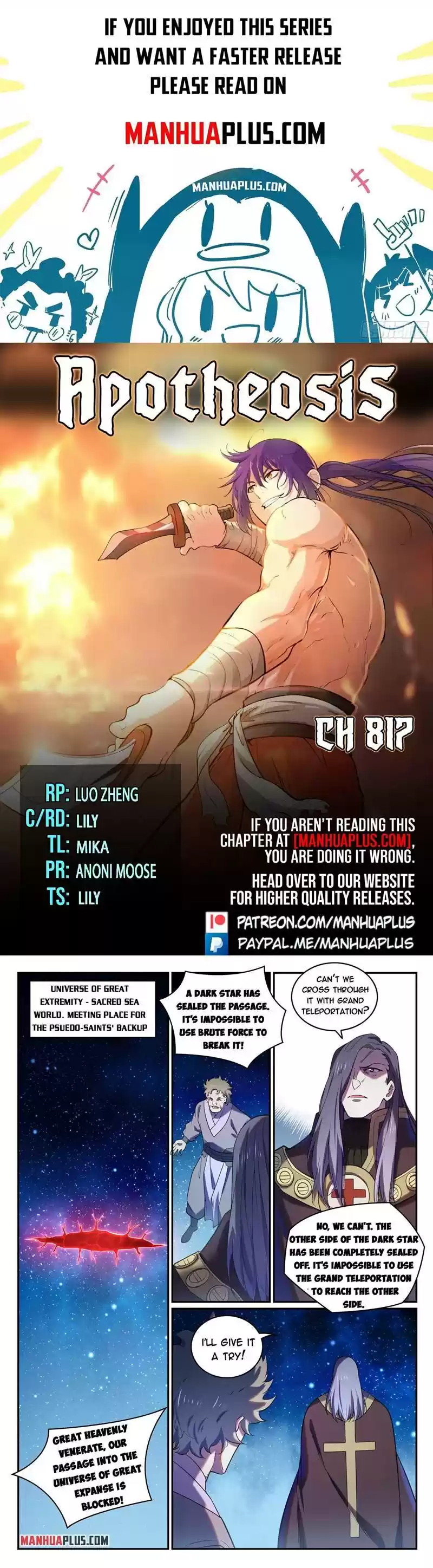 Apotheosis Chapter 817