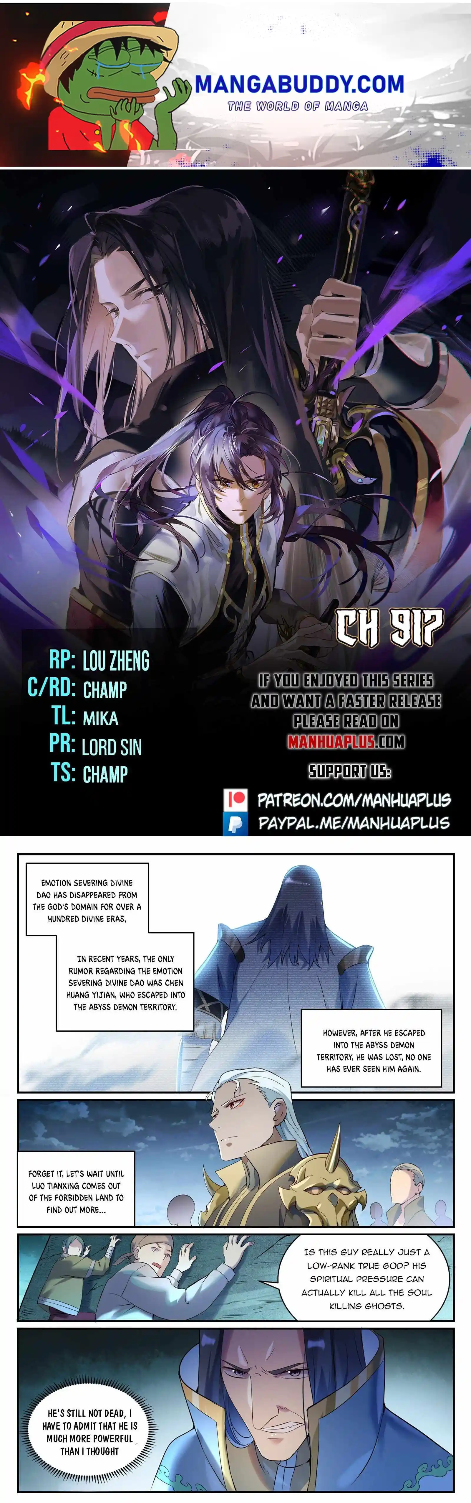 Apotheosis Chapter 917