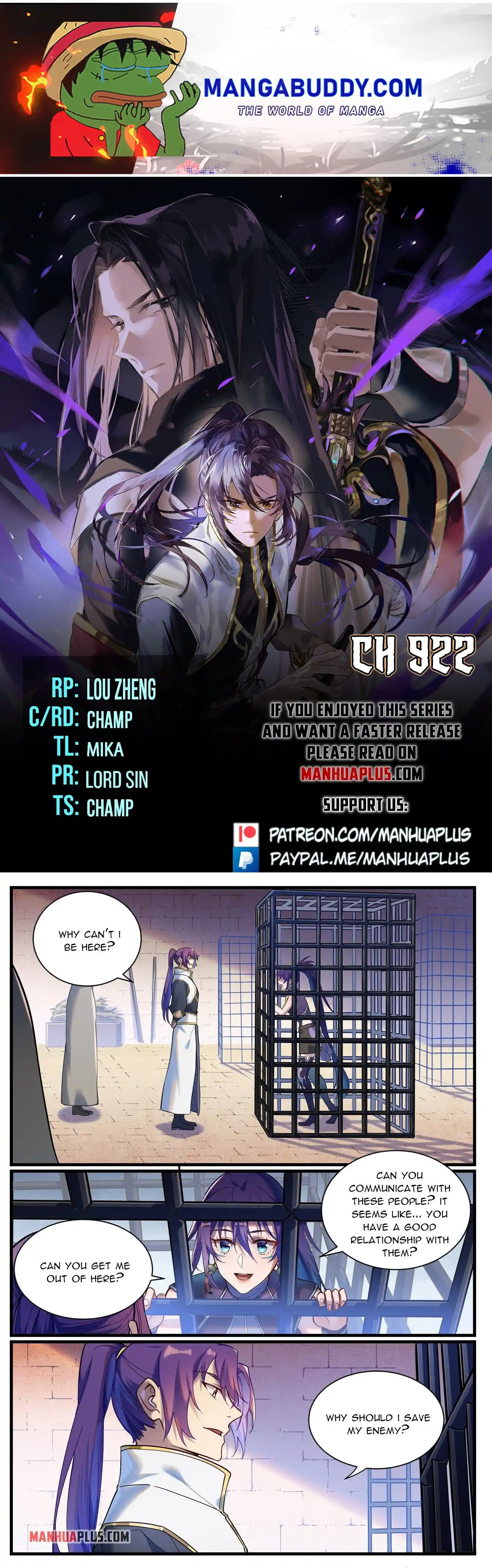 Apotheosis Chapter 922