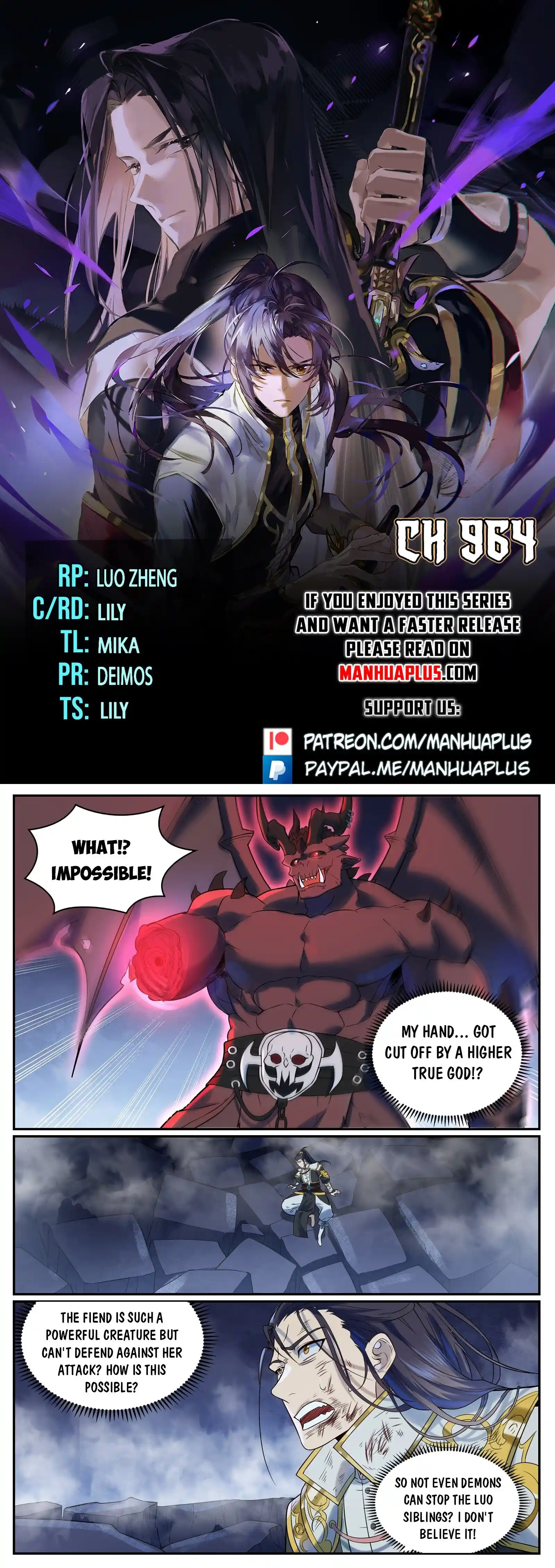 Apotheosis Chapter 964