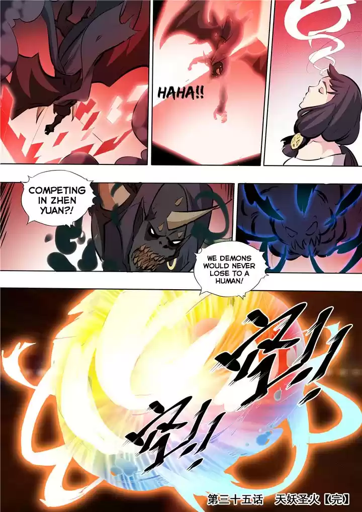 Apotheosis Elevation to the status of a god Ch. 35 Sky Demon Saint Fire