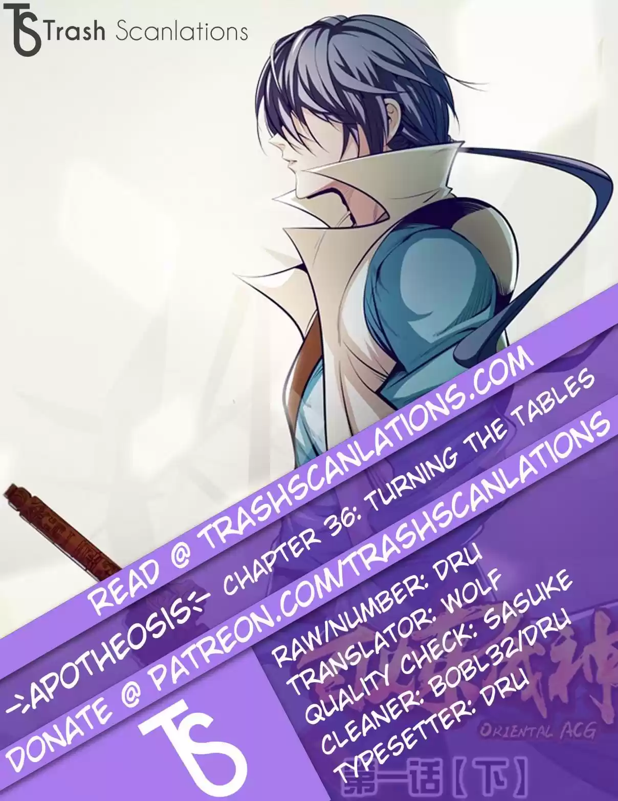 Apotheosis Elevation to the status of a god Ch. 36 Turning the Tables