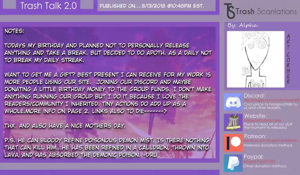 Apotheosis Elevation to the status of a god Ch. 36 Turning the Tables