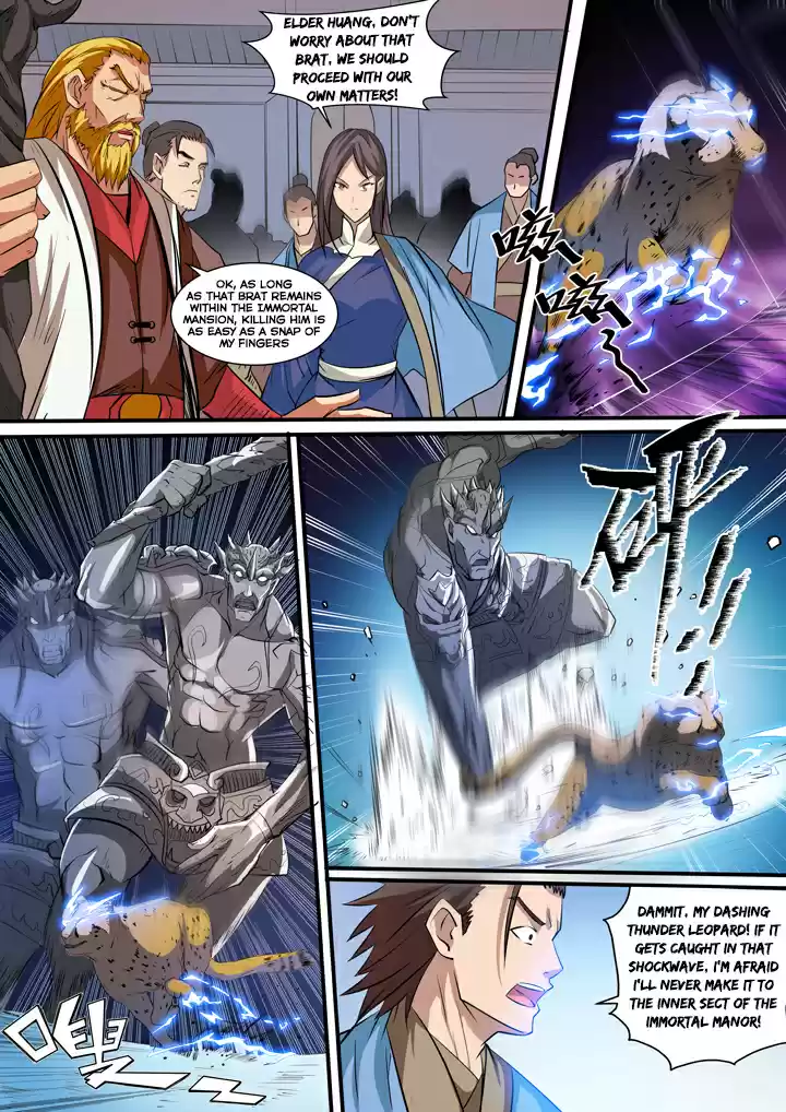 Apotheosis Elevation to the status of a god Ch. 40 Entering the Immortal Manor