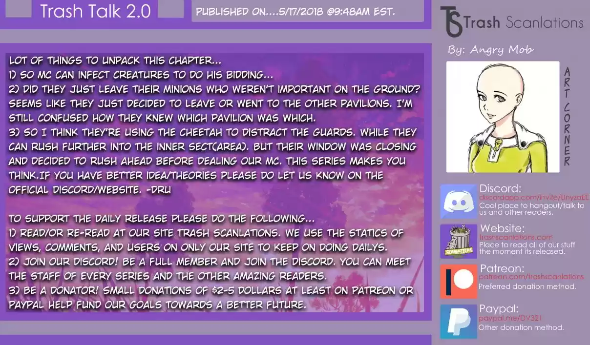 Apotheosis Elevation to the status of a god Ch. 40 Entering the Immortal Manor