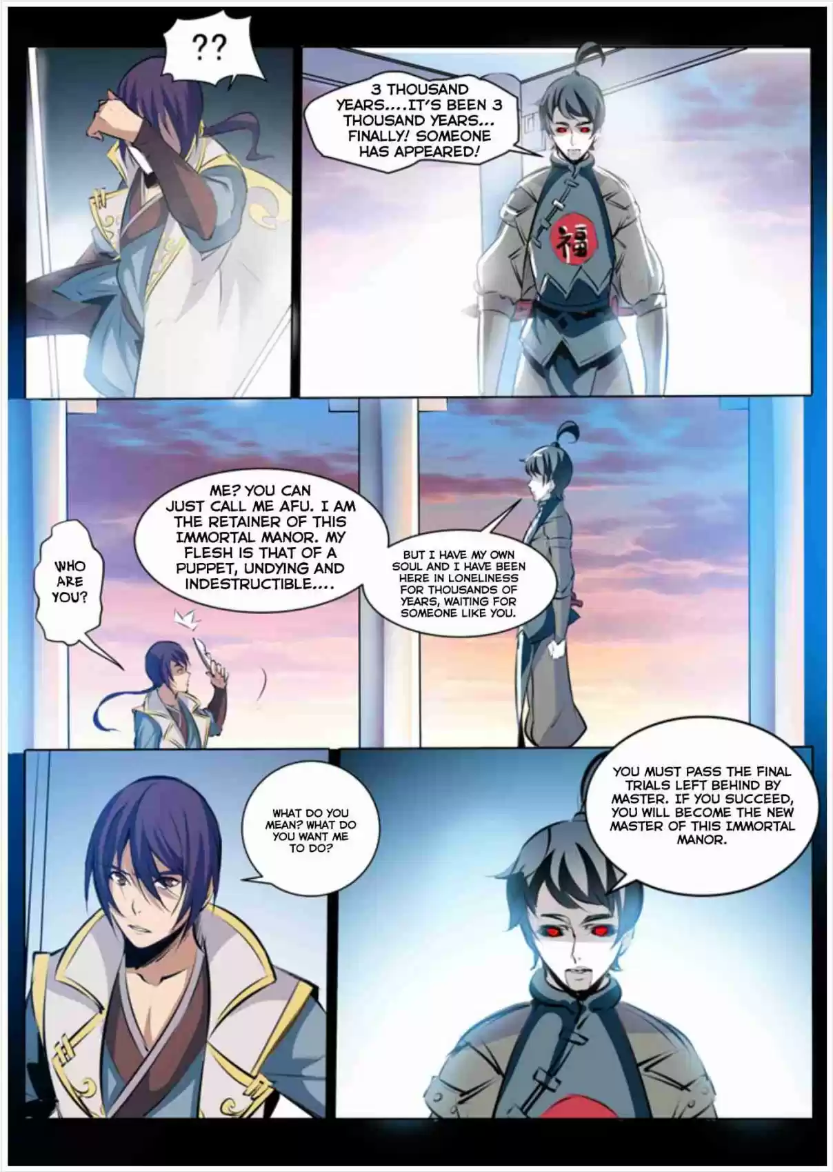 Apotheosis Elevation to the status of a god Ch. 42 The Trials Left Behind By An Immortal