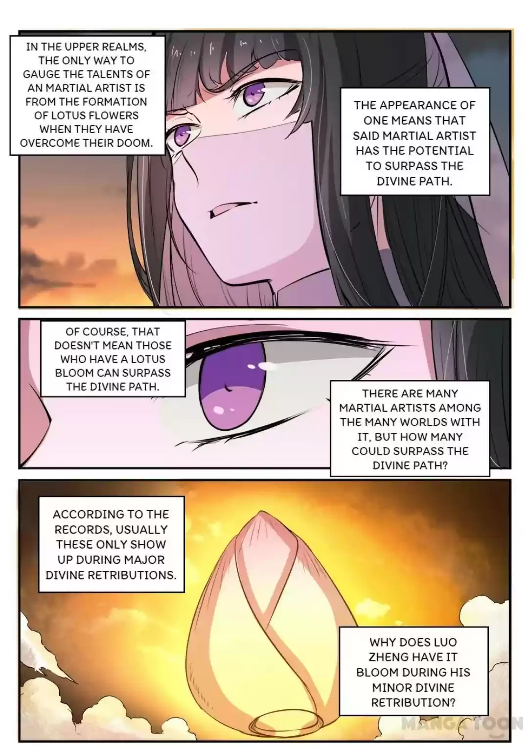 Apotheosis Elevation to the status of a god Ch. 427