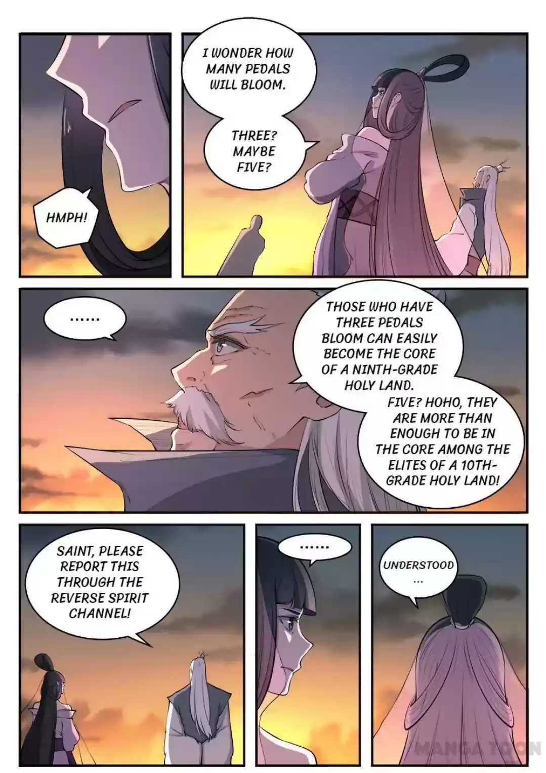 Apotheosis Elevation to the status of a god Ch. 427