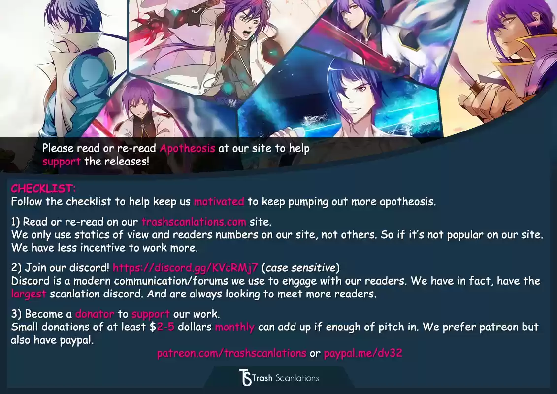 Apotheosis Elevation to the status of a god Ch. 45 Armored Immortal Warrior