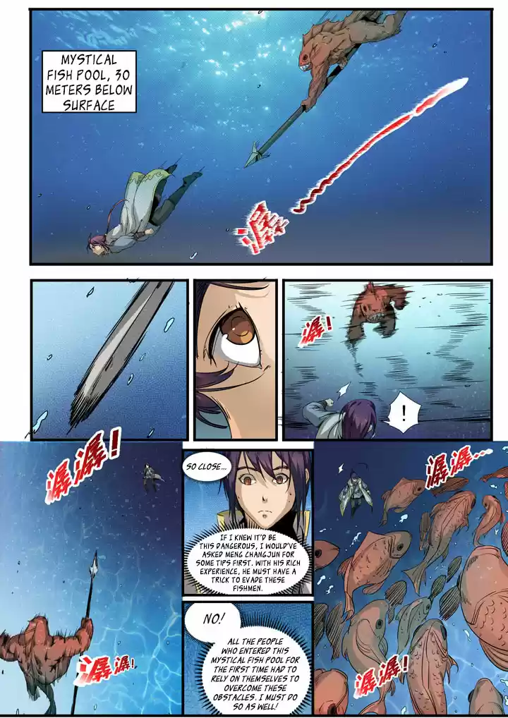 Apotheosis Elevation to the status of a god Ch. 49 Conflict at the Mystical Fish Pool