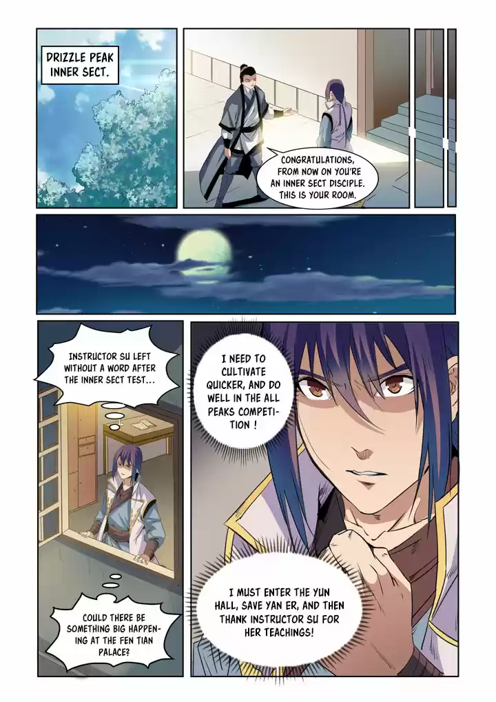 Apotheosis Elevation to the status of a god Ch. 53 Inner Sect Competition