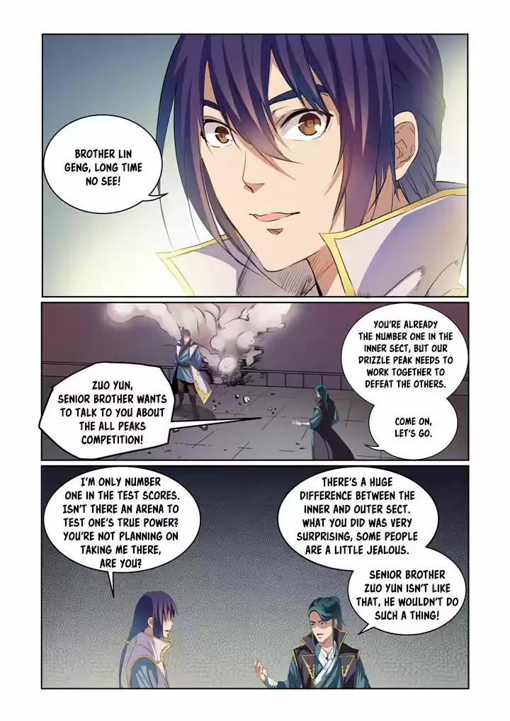 Apotheosis Elevation to the status of a god Ch. 54 All Peaks Competition