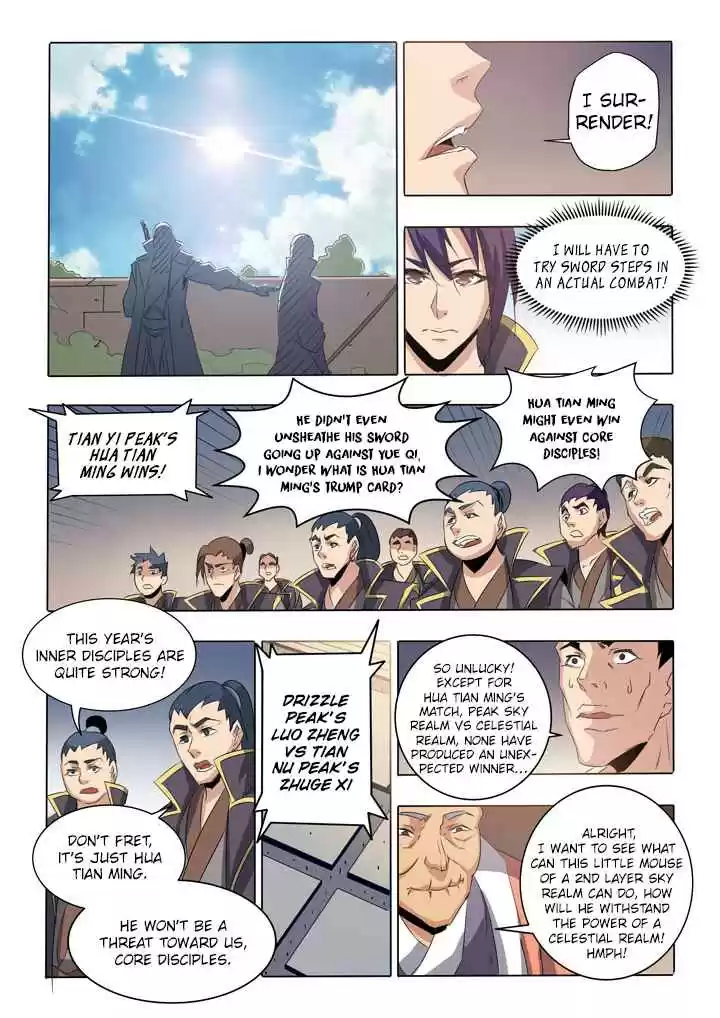 Apotheosis Elevation to the status of a god Ch. 58 Sword Steps