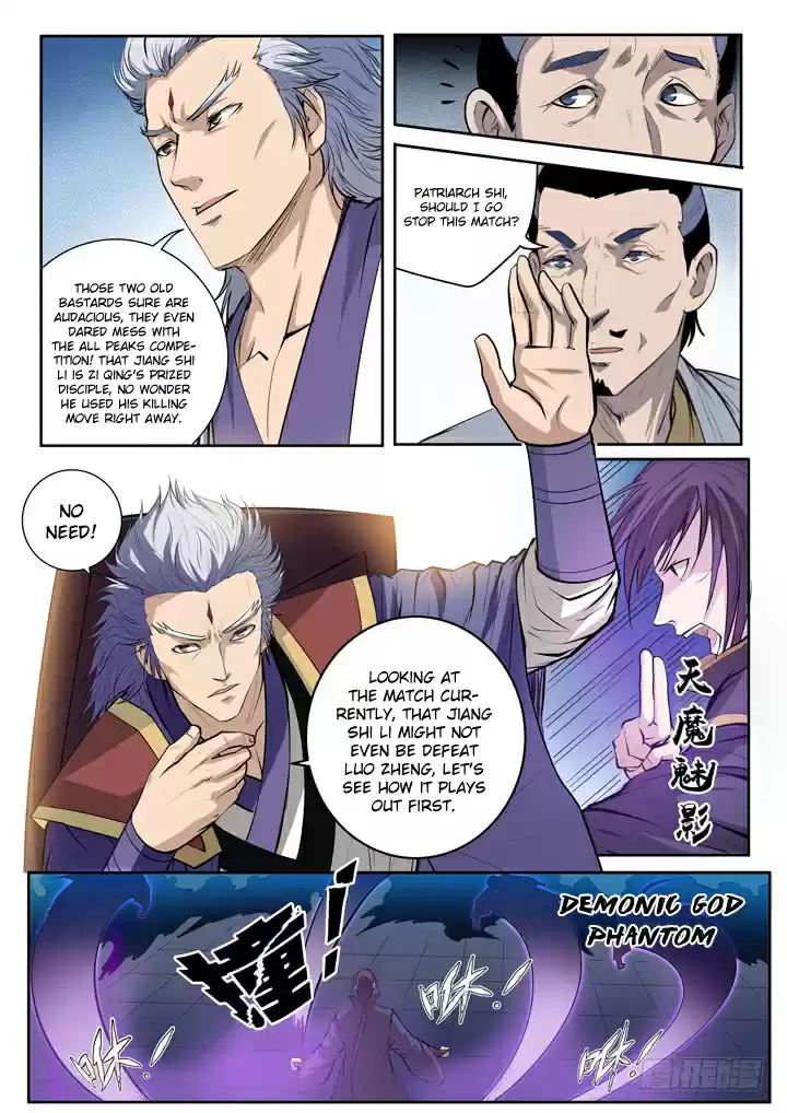 Apotheosis Elevation to the status of a god Ch. 65 The Patriarch's Fury