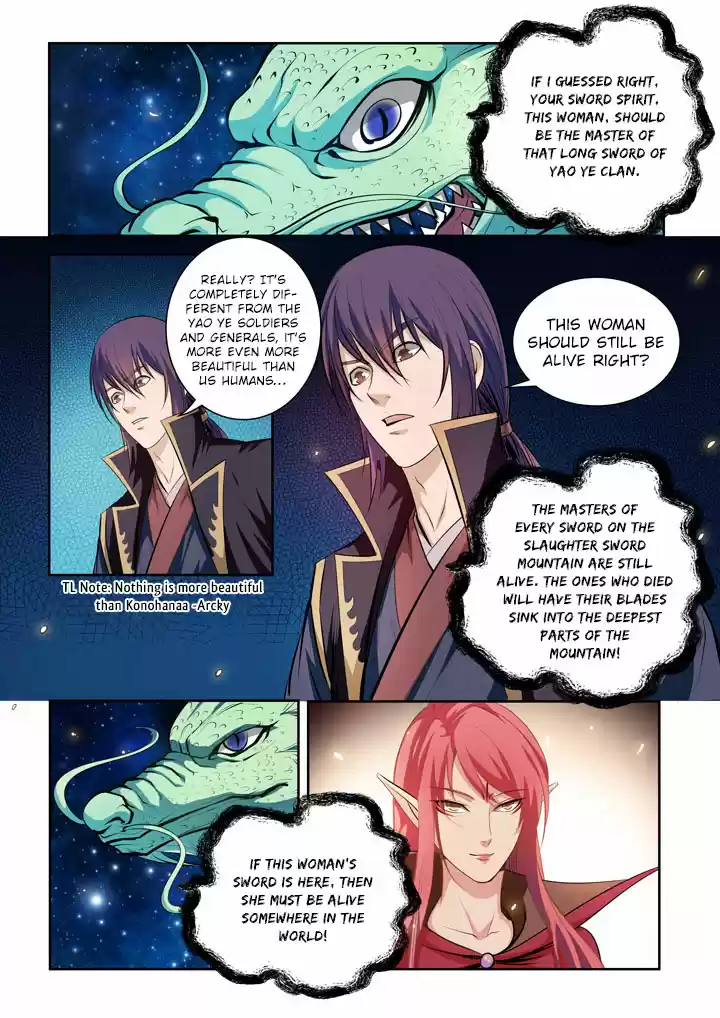 Apotheosis Elevation to the status of a god Ch. 73 Yao Ye Sword Spirit