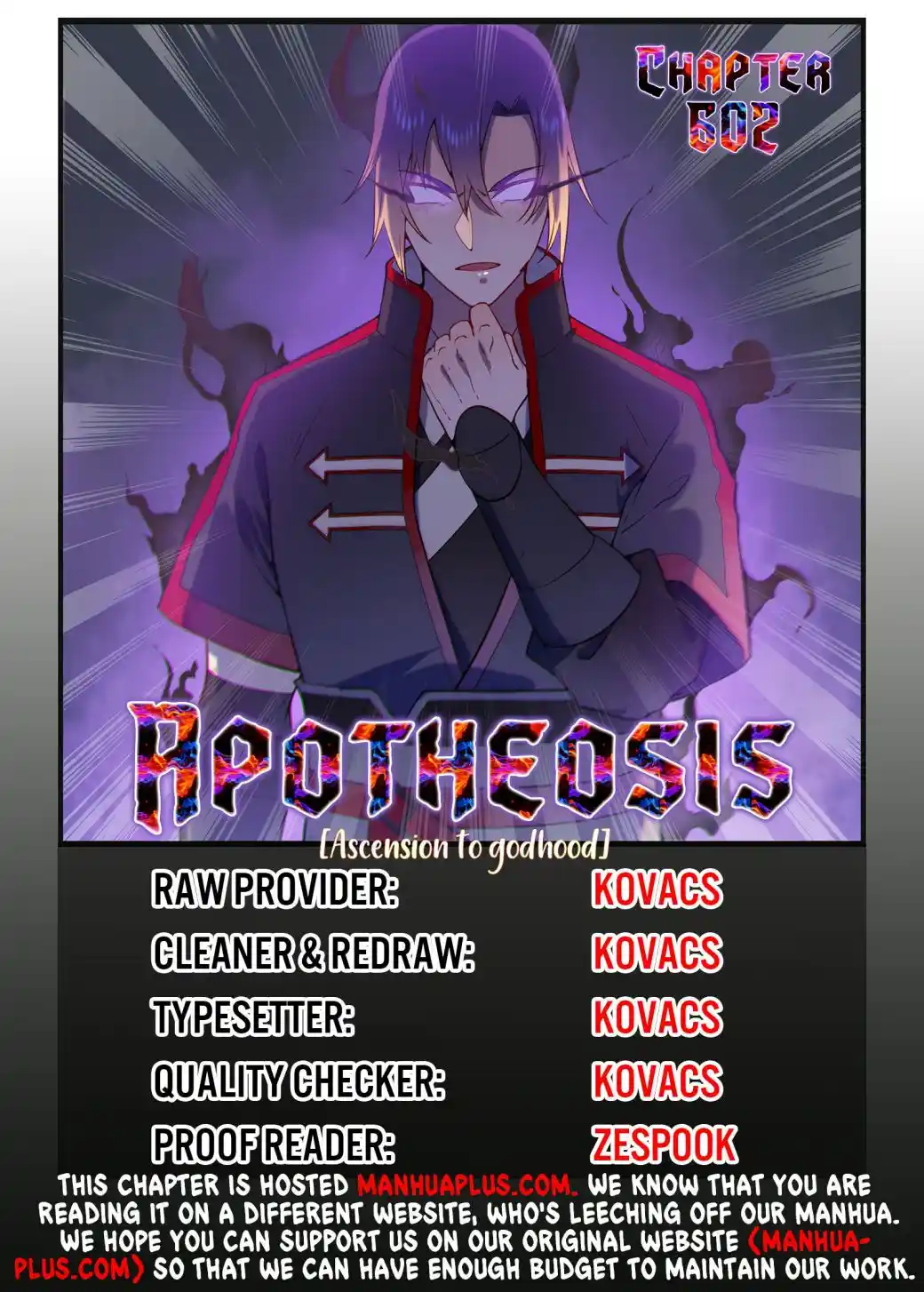Apotheosis - Elevation to the status of a god Chapter 602