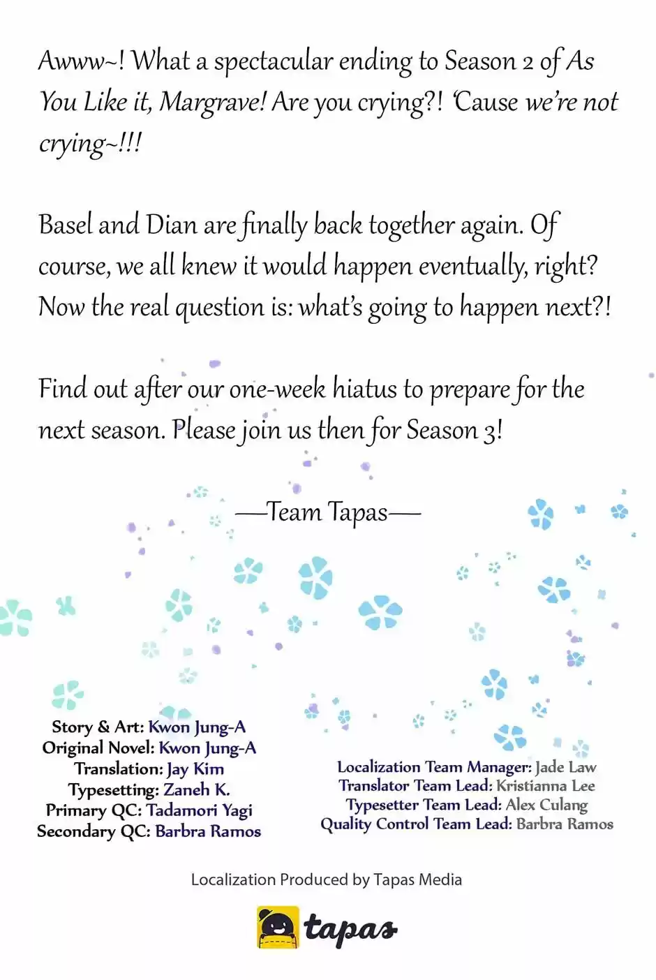 As Long As You Like It Chapter 115